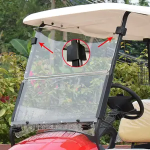EZGOクラブカー用ゴルフカートフロントガラス保持クリップヤマハフロントガラスクリップ (1個) 102005801