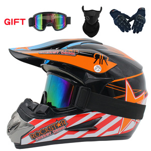 Casco <span class=keywords><strong>da</strong></span> Motocross di Alta Qualità per Tutte le Stagioni con Occhiali, Guanti e Maschera, Casco <span class=keywords><strong>da</strong></span> Cross per Moto <span class=keywords><strong>da</strong></span> Uomo - Product Image 6