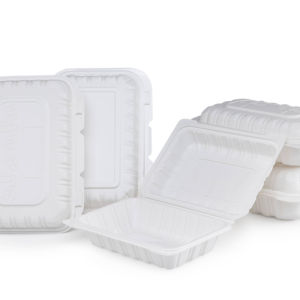 Вынос микроволновая печь <span class=keywords><strong>2</strong></span> отсека PP одноразовый пластиковый безопасный пищевой контейнер - Product Image 1