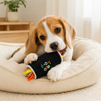 Jouet pour chien en forme de rouleau de sushi, tapis de renifflement et de distribution de friandises 2-en-1, plat et enroulable, jouet de puzzle pour chien à alimentation lente