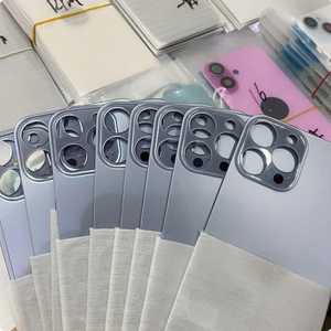 กระจกหลังสำหรับ iPhone 8 SE X XS 11 12 13 14 Pro Max Mini พร้อมช่องกล้องขนาดใหญ่ ฝาครอบแบตเตอรี่  แผงกระจกด้านหลัง ตัวเรือนโทรศัพท์ - Product Image 6