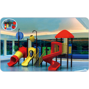<span class=keywords><strong>Parque</strong></span> de agua para niños al aire libre con tobogán de acero Equipo de piscina de agua de plástico para uso en parques y jardines cerca de mí - Product Image 4