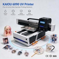 Impresora UV DTF KAIOU 6090 con laminadora de cama plana/rollo a rollo con Epson I3200, 600x900 para pegatinas y vasos