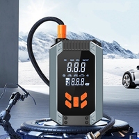 7200mAh Car Emergency Tire Inflation Wireless Digital Pressure Gauge Jump Starter & Tire Inflators 150Psi Air Pump