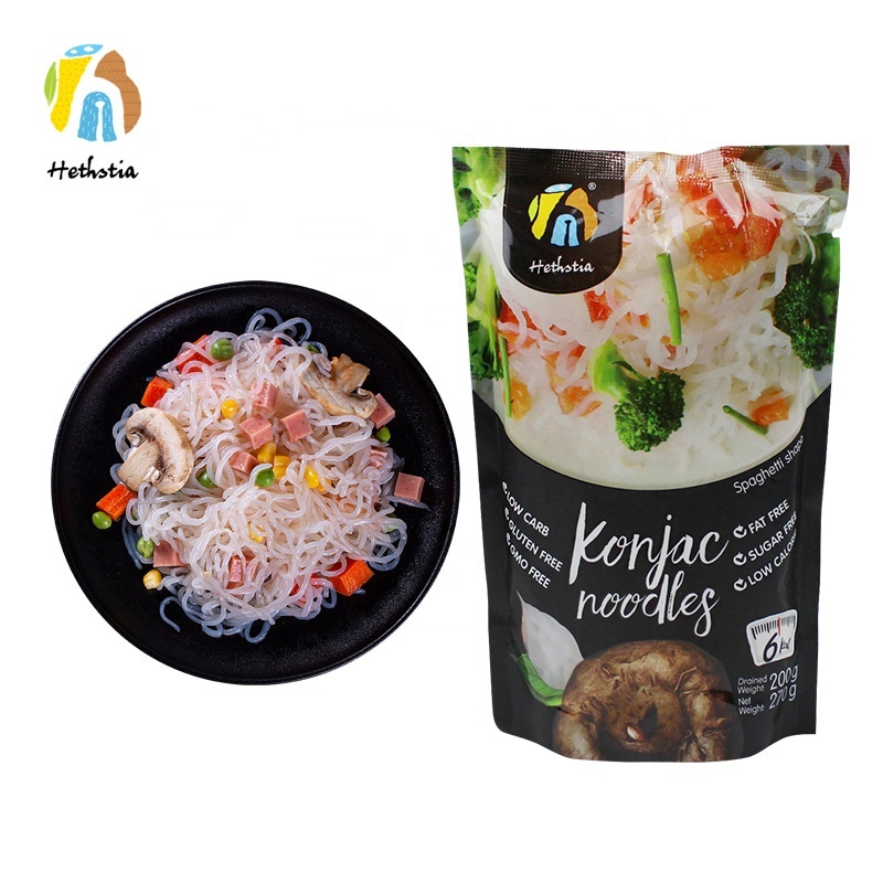 Без запаха, тонкие спагетти Shirataki, лапша Konjac, лапша Zero Carb Shirttail