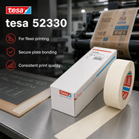Ruban de montage pour plaques flexographiques tesa 52330, 310 mm x 4,5 m, 380 µm, adhésif double face en tissu