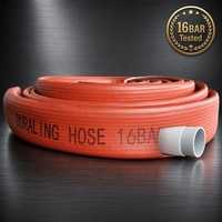 Tuyau d'incendie rouge haute pression de 2 pouces et 2,5 pouces avec raccord Storz en aluminium pour la sécurité industrielle et marine