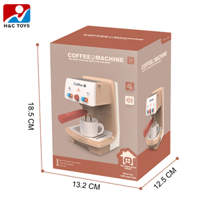 Jouets de simulation de fabrication de café en plastique miniature pour enfants, <span class=keywords><strong>machine</strong></span> à café électrique jouet - Product Image 5