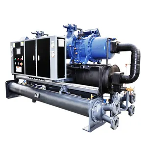Industrial Water Cooled Screw Chiller With Cooling Tower