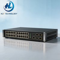 Switch de Fibra Óptica Administrado de 24 Puertos 5732-H24S6Q con 6 Enlaces Ascendentes QSFP+ de 40G, Switch Central Inalámbrico AC de Capa 3 Integrado de 2.4Tbps