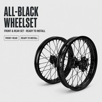 Roue arrière Surron Light Bee X 16 pouces, moyeu CNC, jante à rayons, 16x1.85, 7116, aluminium 7075, pour moto tout-terrain électrique haute performance, E-Bike