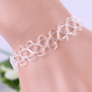 Collier ras du <span class=keywords><strong>cou</strong></span> bohème tressé fait main 2026, polyvalent, coloré, élastique, en fil de pêche, style <span class=keywords><strong>tatouage</strong></span>, cadeaux pour femmes - Product Image 6