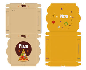 Caja de Papel Kraft Personalizable de Alta Gama para Diseño de Logotipos, Caja de Alimentos Segura, Portátil, Corrugada, Reciclable, Gruesa y Marrón - Product Image 3