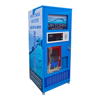 Distributeur d'eau commercial amélioré avec eau filtrée et désinfectée pour les localités urbaines périurbaines