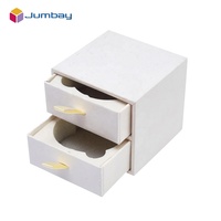 Boîte à bijoux cadeau en carton avec Logo personnalisé, boîte à dessin de collier, boîte en papier à tiroir coulissant avec mousse noire pour l'emballage de bijoux