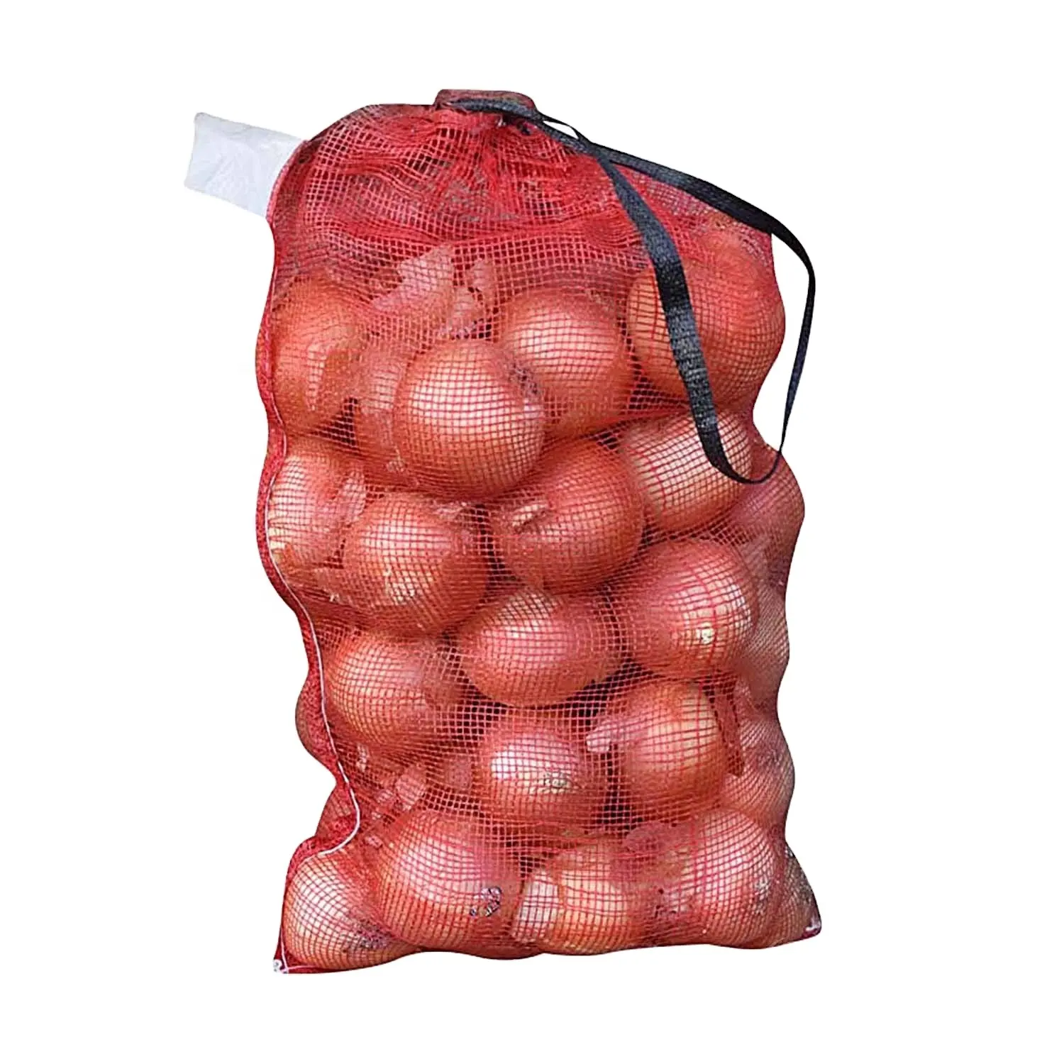 China Recyclable PP Plastic Vegetable Fruit Potato Onion Firewood Packing Leno Net Mesh Tubular Sack Bag for Packing Potatoes