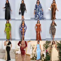 Robe longue fluide pour femme, col licou, découpes à la taille, décolleté plongeant en V profond, élégante, pour soirée ou événement formel
