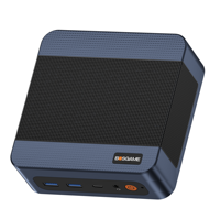 BOSGAME E7 Mini Bilgisayar Intel Core I3 100U 16GB DDR4 512GB PCIe SSD 6 Çekirdekli 4.7GHz Wi-Fi 6/BT 5.2 Çift RJ45 LAN Win 11 Pro 4K Üçlü