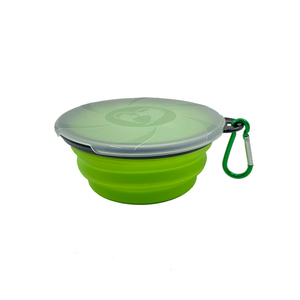 Yeni Tasarım Çevre Dostu Toptan TPE Katlanabilir Köpek Mama Kabı Plastik Kapaklı Seyahat Kamp Evcil Hayvan Kabı - Product Image 6