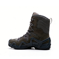 Bottes de travail tactiques pour hommes, légères, imperméables, respirantes, avec doublure en mesh, en cuir, pour moto et plein air