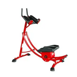 Ab coaster máquina de exercício abdominal, barriga gorda abdominal treinador dobrável gabarito