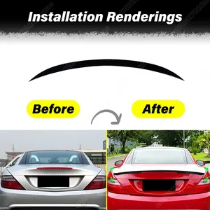 Aileron arrière pour coffre de voiture Mercedes Benz SLK-Class SLC R172 2011 2012 2013 2014 2015 2016 2017 2018 2019, kit carrosserie - Product Image 2