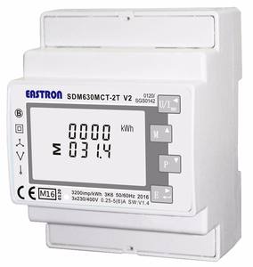 SDM630MCT-2T V2 MID DIN rail Dual Source Meter, 2 tariffe Smart Meter, Modbus RS485 Energy Power Meter - Product Image 1