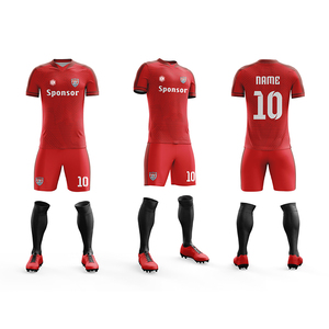 Özelleştirilebilir rahat hızlı kuru futbol kıyafetleri yüksek kaliteli dijital baskı ekibi oyunu futbol formaları kitleri OEM futbol forması - Product Image 3