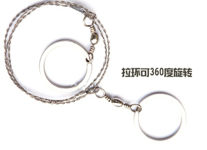 Sierra de alambre tirada a mano de alta calidad, sierra de <span class=keywords><strong>supervivencia</strong></span> portátil para el desierto - Product Image 3