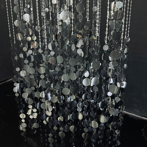 Rideaux de perles acryliques pour plafonds de salles de mariage, accessoires de mariage, décoration de scène en cristal, aménagement de fond de scène, Luminaire de célébration ZL-001 - Product Image 5