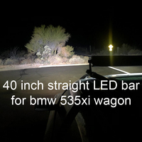 NOVA AUTO Barre lumineuse LED puissante 320W 12V à faisceau combiné droit de 40 pouces à quatre rangées pour camions, UTV et Side-by-Side