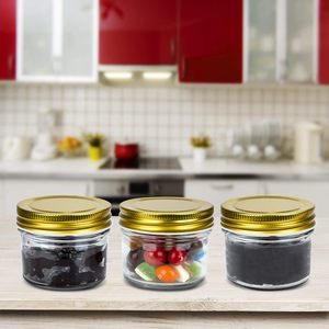 PET <b>Plastic</b> Jars Screw Top Lid Silver/Gold/Rose Golden Colors 100ml-1320ml Capacity CE Certified for Candy Cake Sugar Storage - Product Image 4