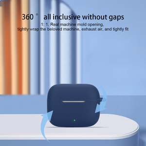 Funda Protectora de Silicona para Auriculares Inalámbricos OPPO Enco <span class=keywords><strong>Buds</strong></span> <span class=keywords><strong>3</strong></span> Pro TWS, Compatible con <span class=keywords><strong>Airpods</strong></span> Pro, Empaquetada Convenientemente en Bolsa OPP - Product Image 6