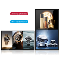 CUHUB Pantalla LCD Publicitaria Android, Monitor de Video 4K, Señalización Digital Montada en Pared para Centros Comerciales, Función SDK OEM