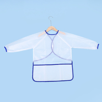 Tabliers de Peinture d'Artiste Imperméable à Manches Longues pour Enfant Taille M