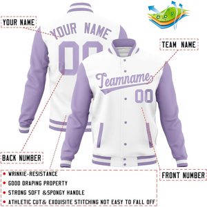 Chaqueta Varsity Personalizada para Hombre, Cuello Camisero, Algodón, Estilo Letterman, Béisbol, Bomber, Nombre y Número del Equipo Personalizados, Unisex, Adulto, Otoño - Product Image 3