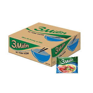 Nouilles instantanées 3Mien saveur homard, 2 fois plus de crevettes, paquet de 65g, fabriqué au Vietnam - Product Image 5