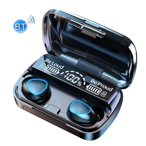 F9-5C J18 Portable Tws sans fil Bt écouteurs affichage LED banques d'alimentation étanche 9D stéréo jeu M10 Auriculares écouteur