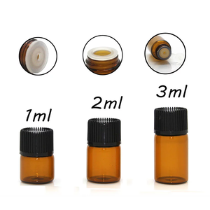 Factory Supply <strong>Mini</strong> Sample <strong>Glass</strong> Vial <strong>Small</strong> <strong>Bottle</strong> for Cosmetic Oil Packaging 1ml 2ml 3ml 5ml - Product Image 3