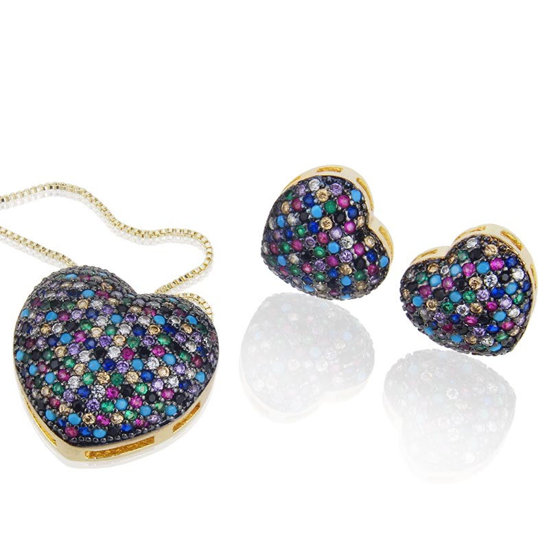 necklace + earrings