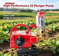 Pompe à piston haute pression agricole ZCMAX 22 pour pulvérisateur, pompe à piston agricole pour l'irrigation des fermes