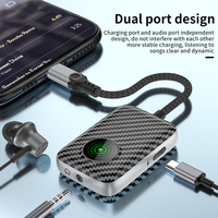 Stereo DAC USB C zu Aux Adapter 2 in1 Kopfhörer anschluss Adapter zu c Typ Buchse Typ c zu 3,5mm Buchse Adapter