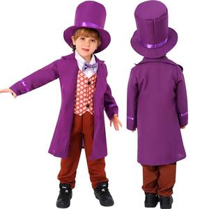 ชุดคอสเพลย์ตัวละครการ์ตูนชาร์ลีช็อกโกแลตสำหรับเด็กผู้ชายในวันฮาโลวีน สีม่วง รุ่น RMOV-002 - Product Image 1