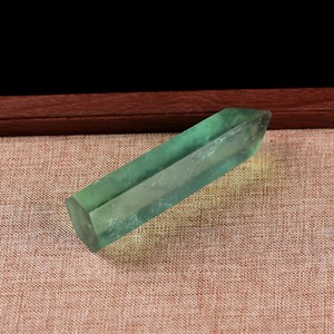<span class=keywords><strong>Fluorite</strong></span> vert naturel de <span class=keywords><strong>cristal</strong></span> de quartz brut point baguette mode - Product Image 3