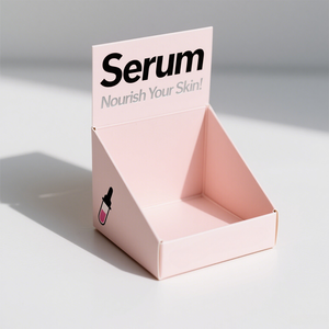 Biểu tượng tùy chỉnh in giấy sóng cửa hàng tạp hóa hiển thị hộp truy cập hàng đầu nhỏ hộp các tông đứng - Product Image 4