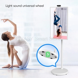 ทีวีสมาร์ทหน้าจอสัมผัส LED HD1080 หลายขนาด รองรับการเชื่อมต่อไร้สายสำหรับกล้องภายนอกแบบพกพา ปรับได้ สีขาว ขนาด 24 นิ้ว - Product Image 4