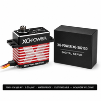 Servomoteur d'hélicoptère RC XQ-S8215D 15kg sans noyau, étanche, haute vitesse, pour bras robotique, engrenage en acier inoxydable, boîtier en aluminium, 8.4V