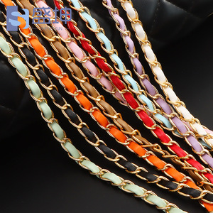 Sangle de téléphone portable en cuir PU avec perles, en métal durable, chaîne de perles, bandoulière et dragonne anti-perte pour téléphone - Product Image 5