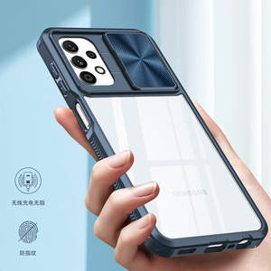 Coque transparente pour téléphone portable avec fenêtre coulissante pour Samsung Galaxy A13 A23 A33 4G Protecteur d'écran - Product Image 5