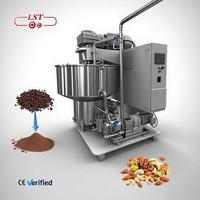 Machine à broyer le chocolat LST CGR15 avec billes en acier, broyeur de chocolat fin de 18 à 25 microns